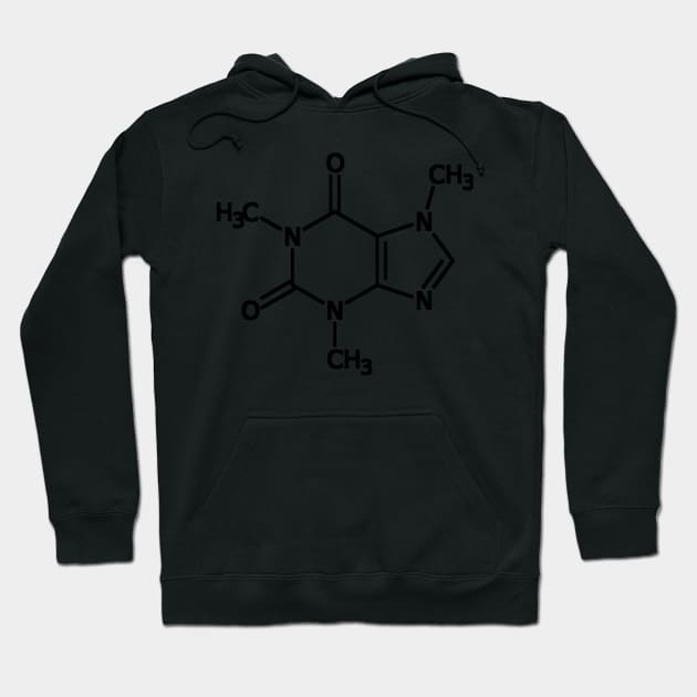 Caffeine Structure Chemistry Coffee Hoodie by labstud